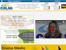 Tablet Screenshot of colag.com.br